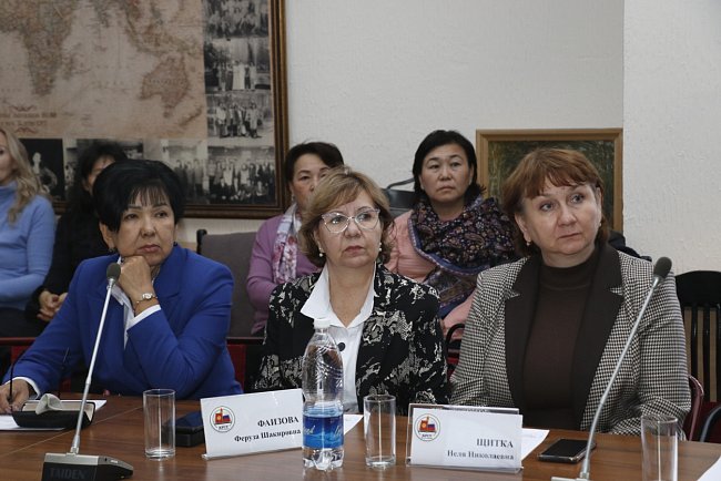 KRSU hosted a scientific discussion of the problems of promoting and teaching the Russian language